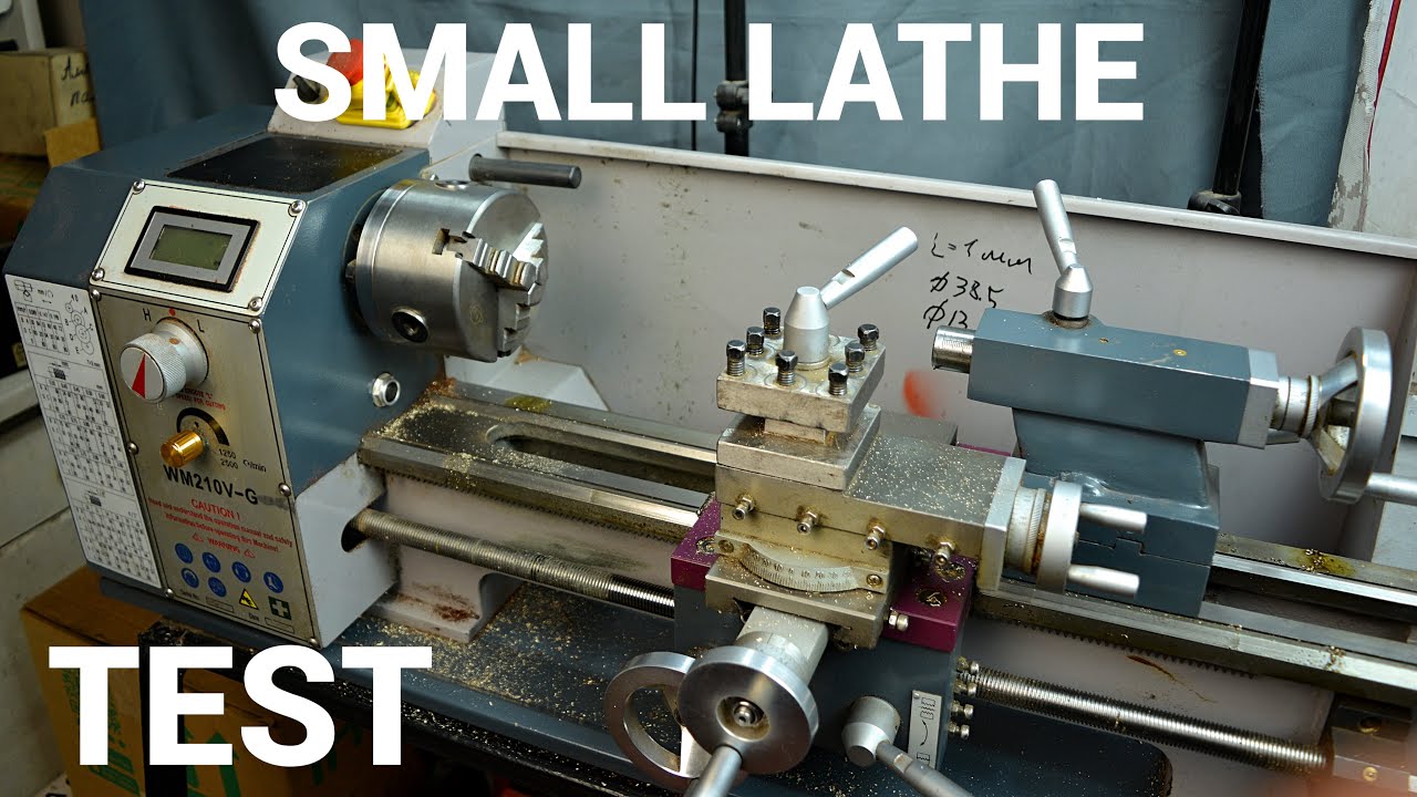 CHINESE MINI LATHE WM210V-G   TEST