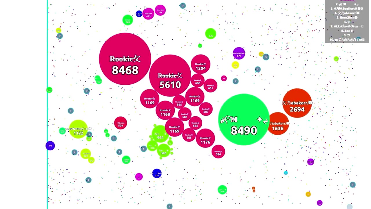 Agario Rookie  Turkey   Experimental   FFA BEST MOMENTS VOL 3