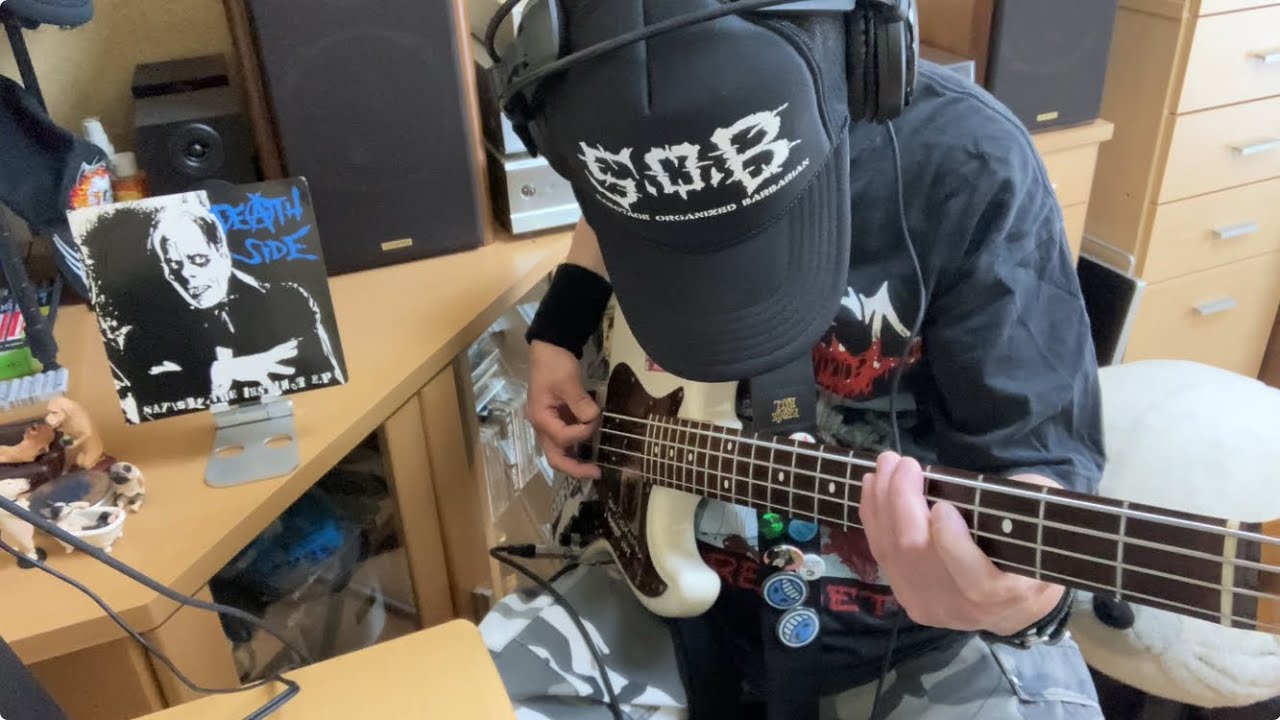 【弾いてみたをやってみた】DEATH SIDE / Over Nice (1st EP ver.) (1987)【bass cover】