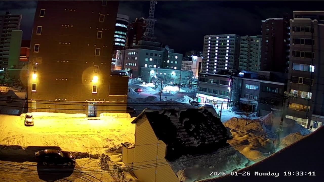 北海道札幌市中央区北二条ライブカメラ Hokkaido Sapporo live camera.world.cam