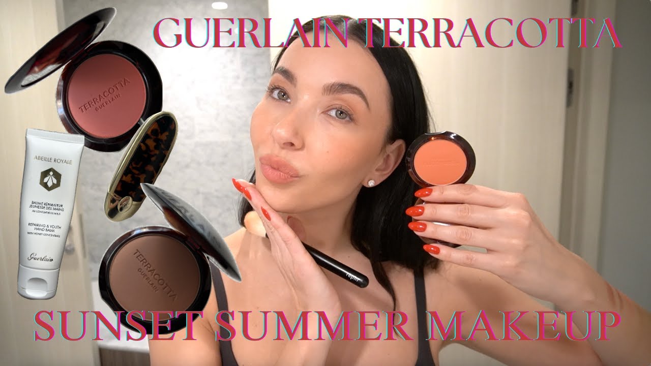 Guerlain TERRACOTTA summer SUNSET make up! SUMMER MAKEUP TIPS!