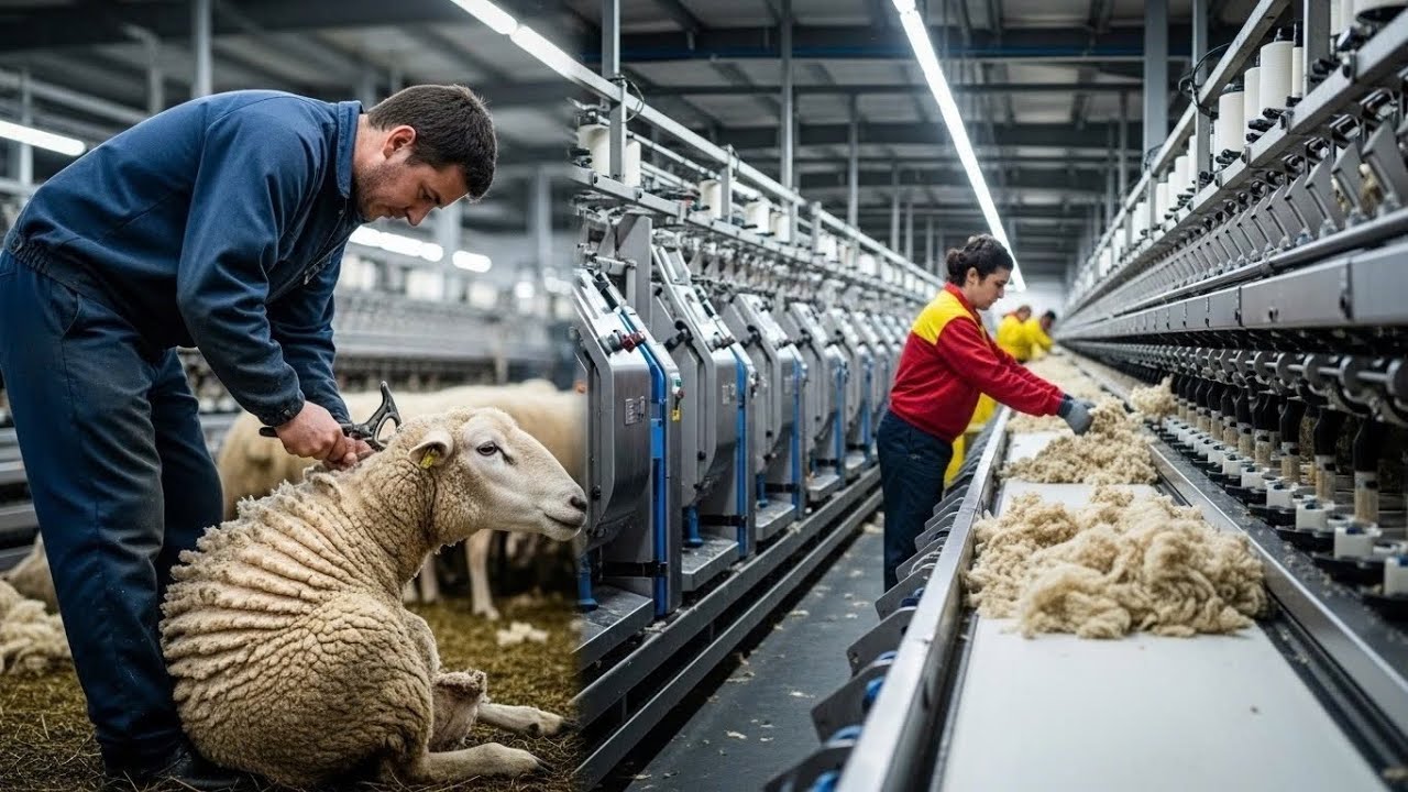 Inside the Cashmere Wool Mill – How Rare Goat Fibers Become $5,000 Luxury Sweaters (Full)