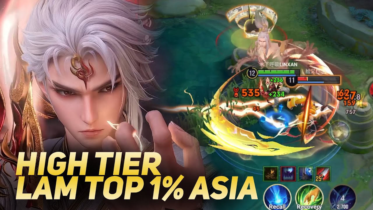 High Tier LAM Top 1% ASIA | Brutall Gameplay | Honor Of Kings