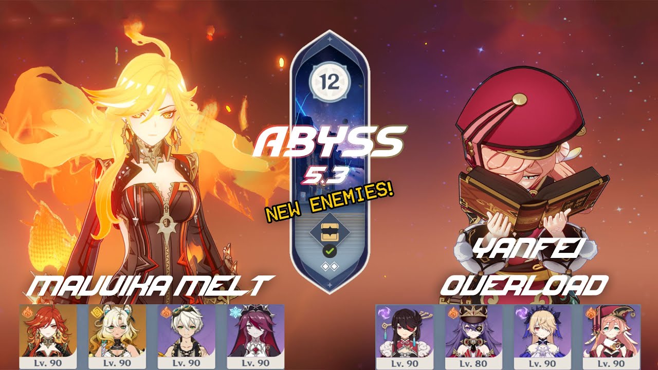 Mavuika Melt | Yanfei Overload - NEW Spiral Abyss 5.3 Genshin Impact