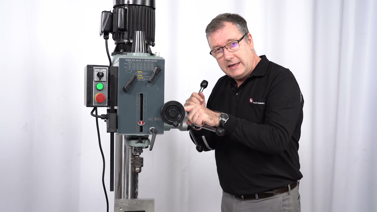 #machining #workshop WorkShop Mill Drill Intro Video RongFu RF-40 Milling Drilling Machine