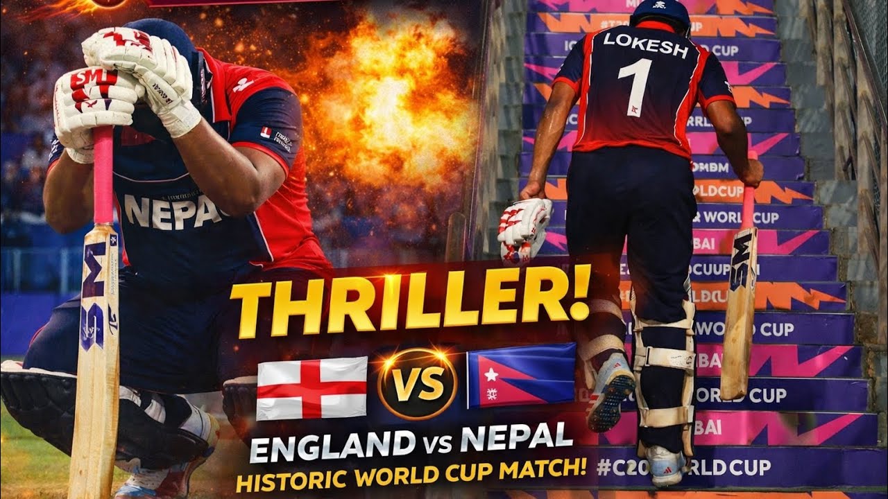 Nepal vs England .....What a match!!👏