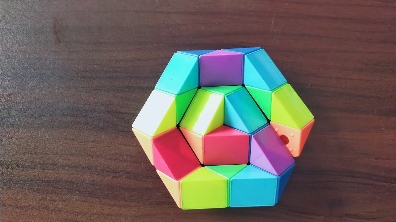 how to make a cube stand with the snake cube