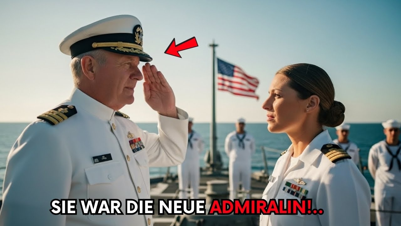 Der Admiral fragte sie zum Spaß nach ihrem Rang – und erstarrte, als sie „Flottenkommandantin“ sagte