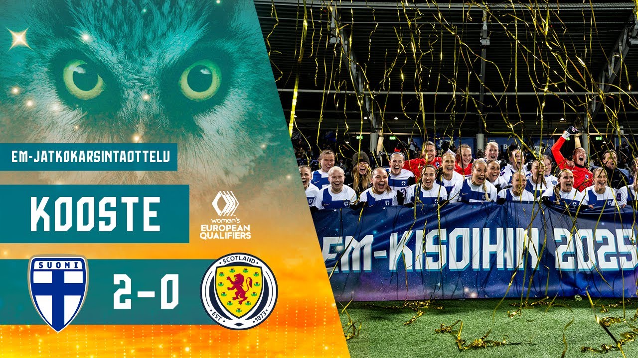 Helmarit Highlights (15 min.) | Suomi–Skotlanti 2–0 | UEFA EURO 2025 -karsinnat | 3.12.2024