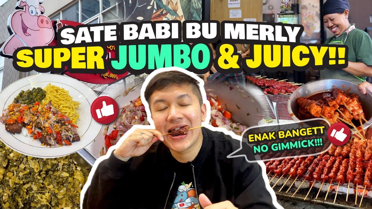 UKURAN JUMBO, BUMBU MERESAP MAKSIMAL!!   SATE BABI BU MERLY