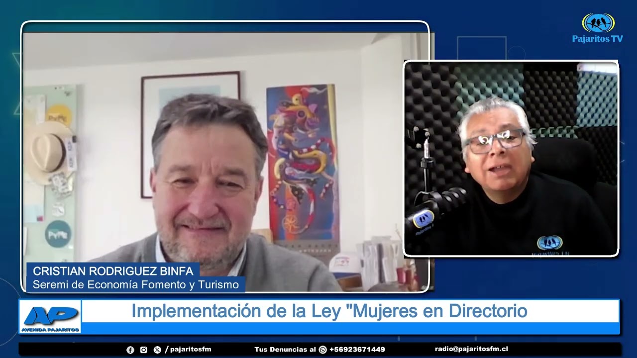 ENTREVISTA - Cristian Rodríguez, Seremi de Economía y la nueva Ley Más Mujeres en Directorio