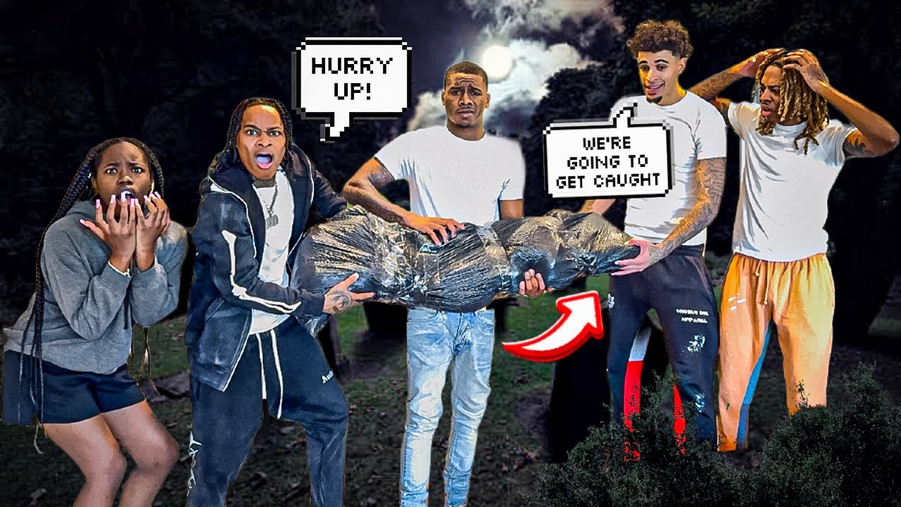 BEGGING MY FRIENDS TO HELP ME HIDE A BODY PRANK!! *INSANE REACTION*