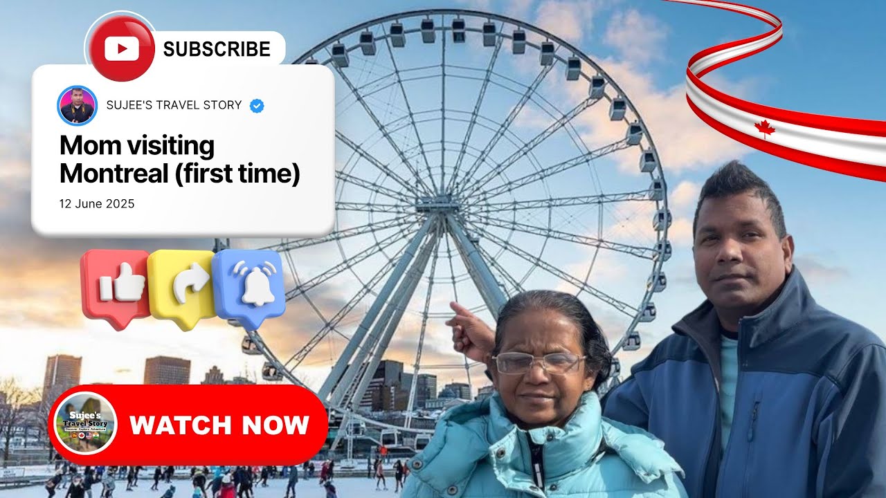 I Took My Mom to Montreal for the First Time! | Sujee's Travel Story 2025