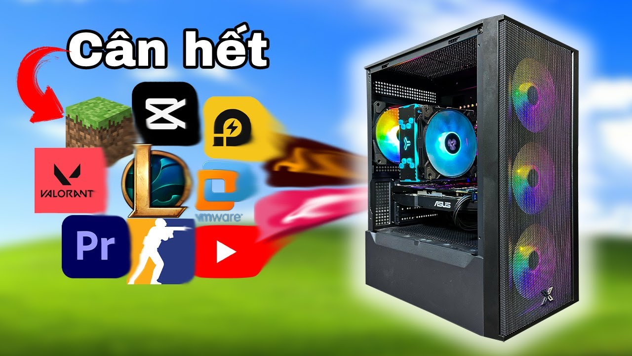 Build PC 5 củ chạy giả lập, chơi game cân mọi tác vụ 2025!!