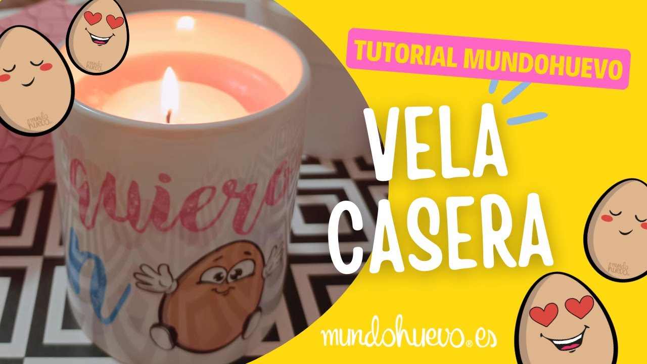 CÓMO HACER TU PROPIA VELA EN TAZA (TUTORIAL MUNDOHUEVO) - DIY Ideas para el Día de la Madre