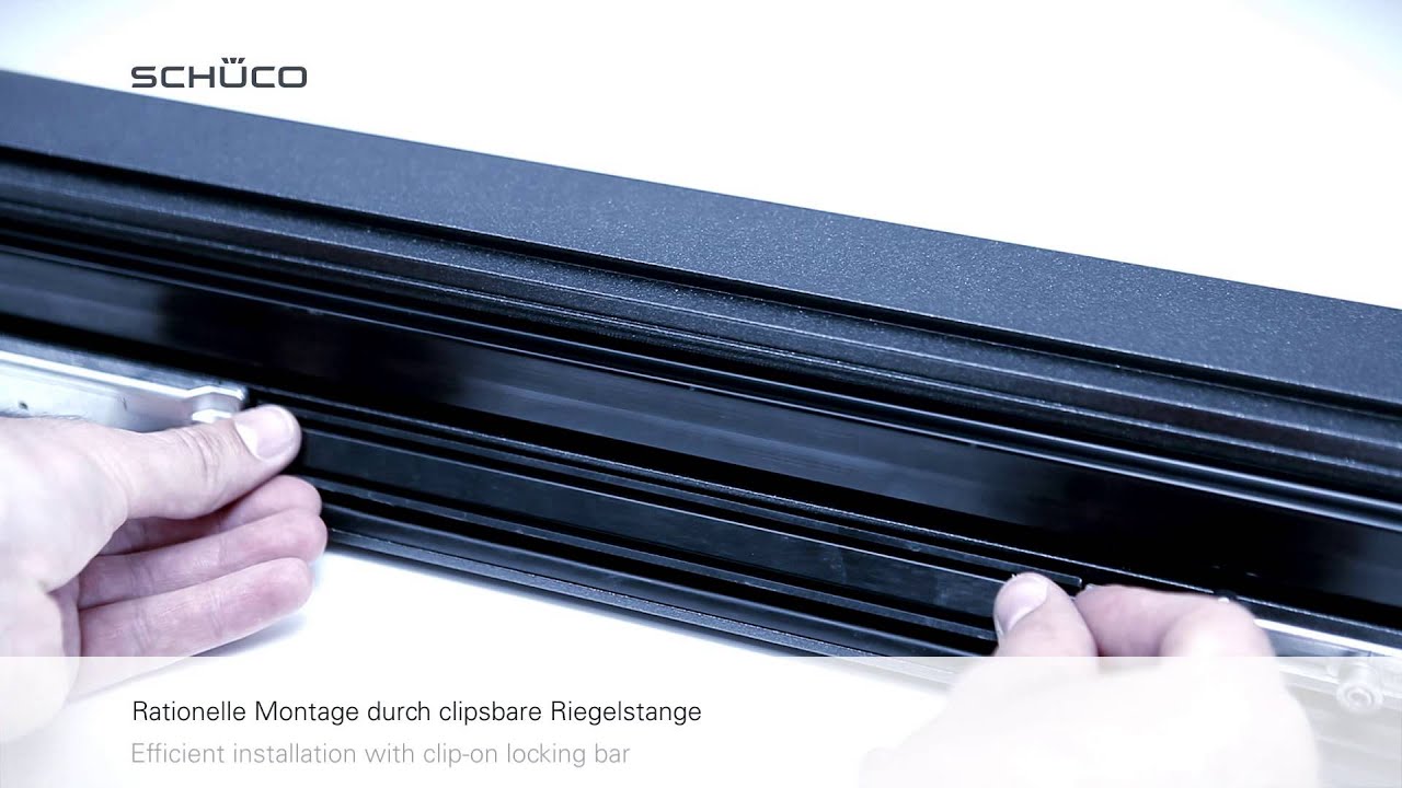 Schüco AvanTec SimplySmart - Revolutionärer Beschlag für eine intuitive Montage