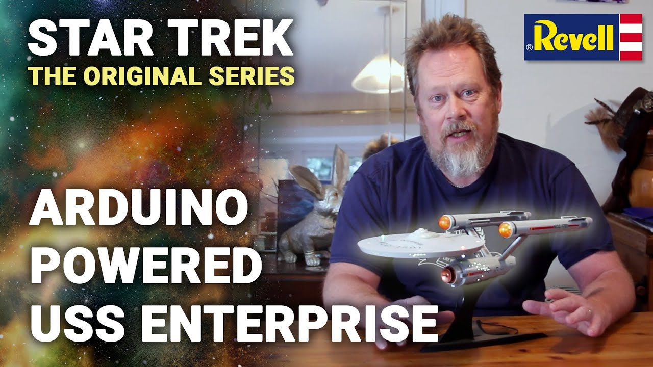 Журнал сборки иллюминированной модели Revell USS Enterprise TOS в масштабе 1/600 — управление Ard...
