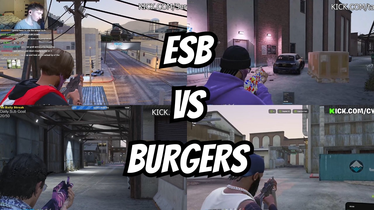 ESB vs Burgers (Multi Pov) Prodigy RP