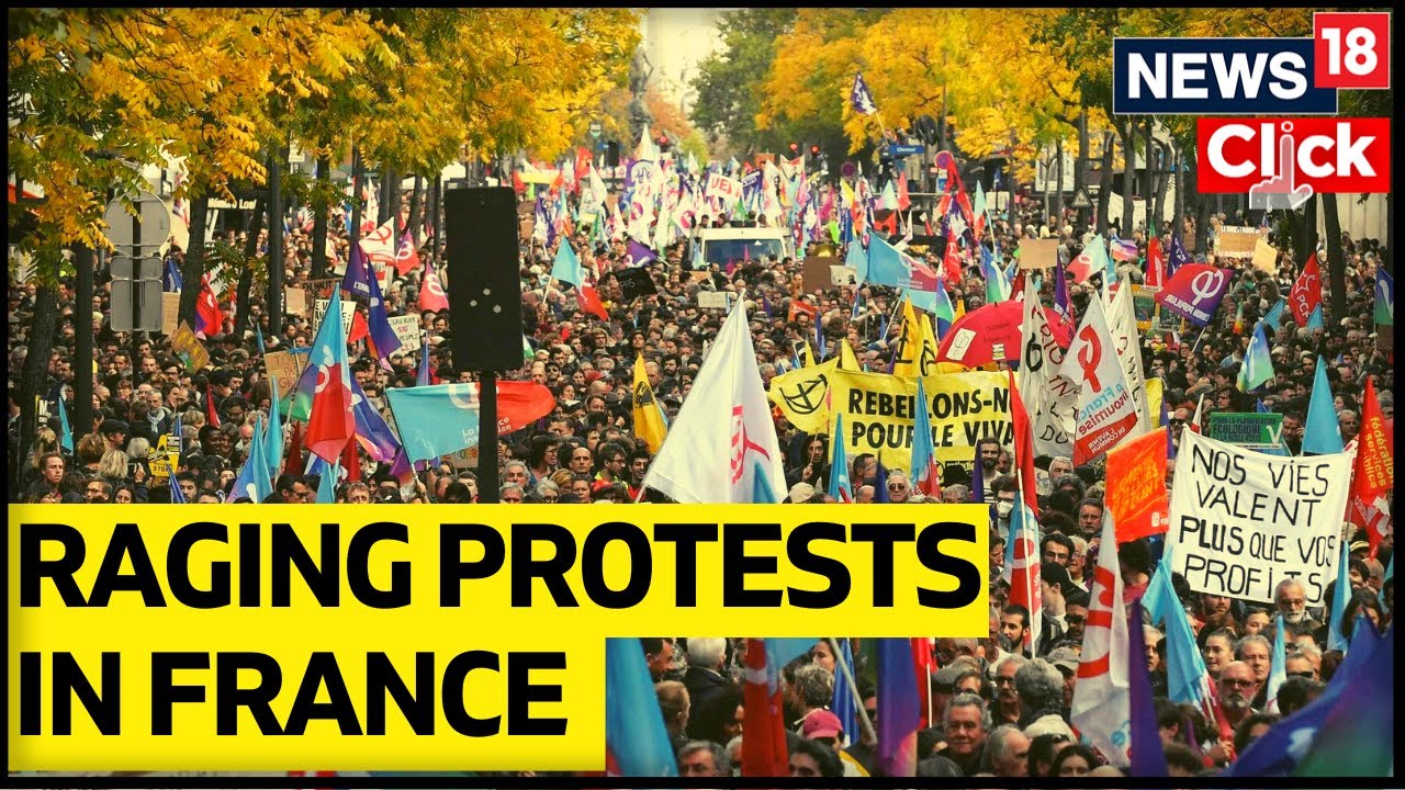 France News | Strikes And Protests Affect Schools, Traffic | Macron News | English News | News18