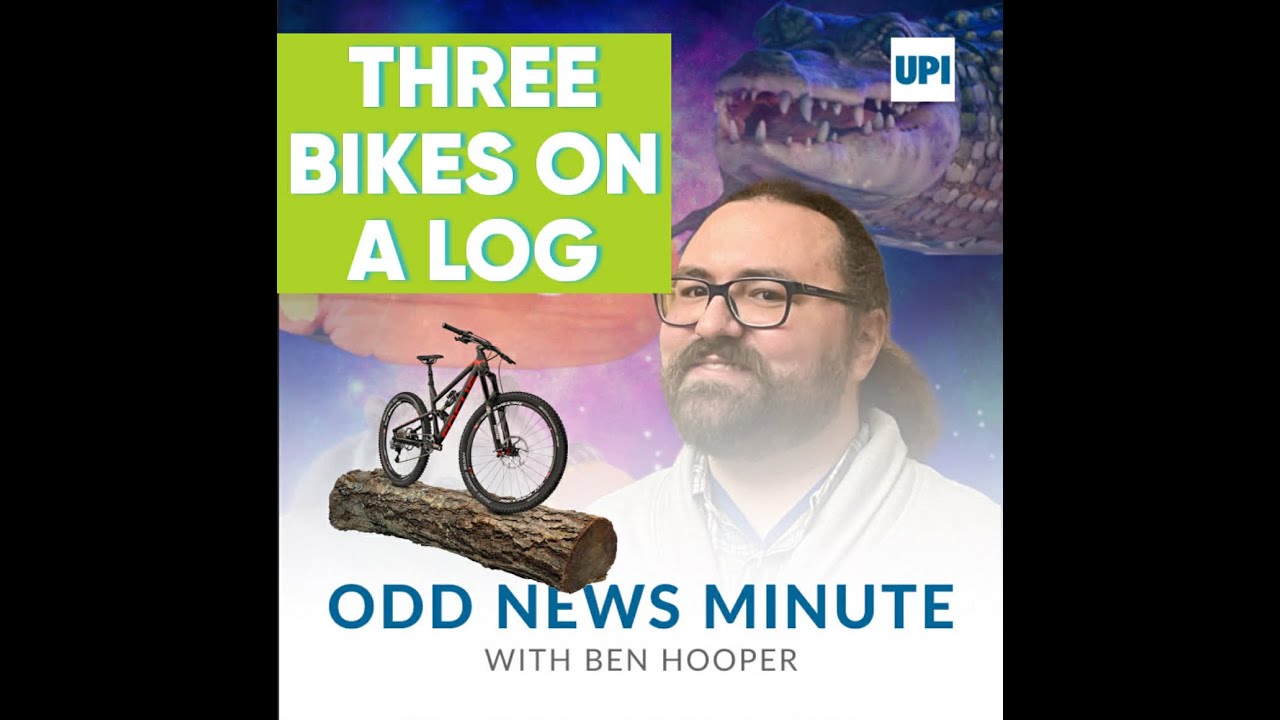 Odds and Ends: Bikes on a log, lost cash returned