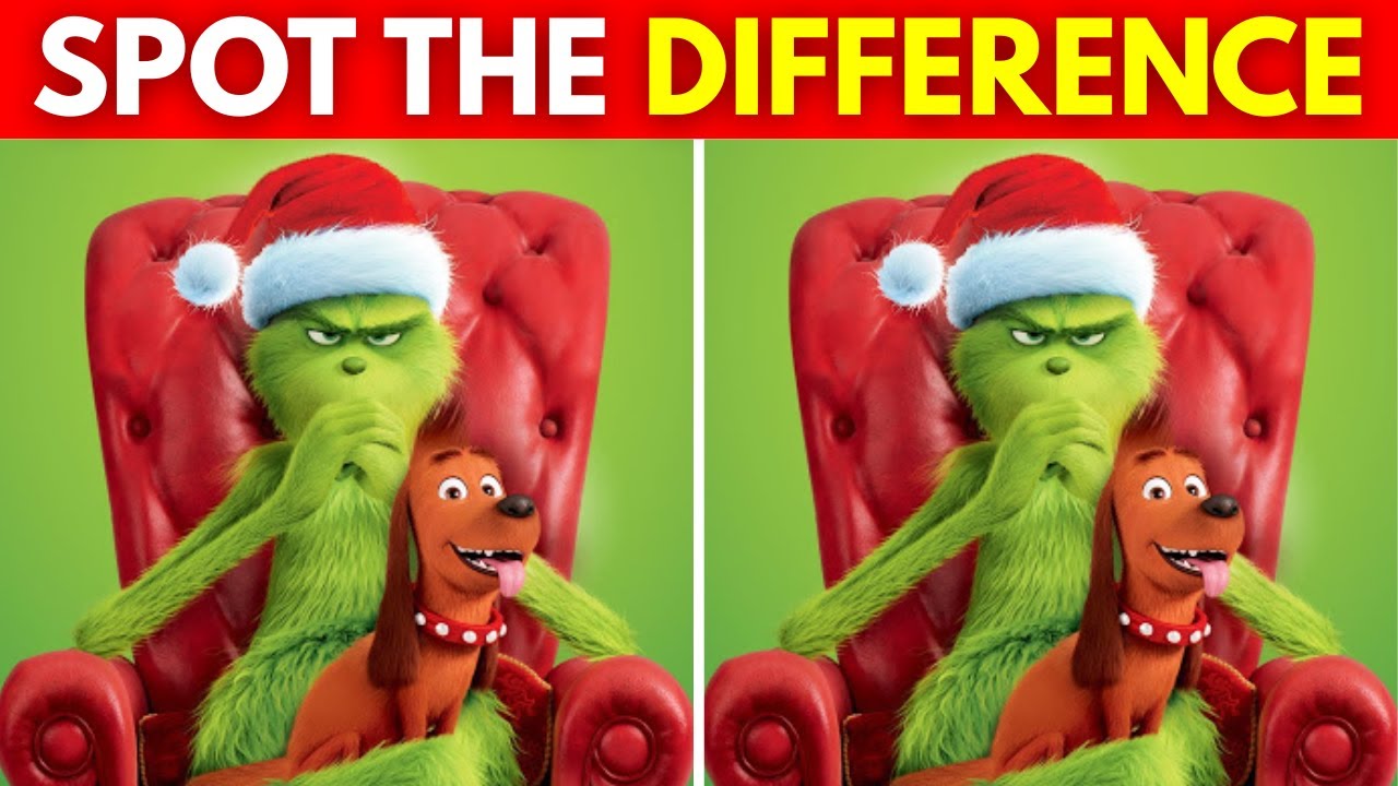Spot the Difference | Find the 2 Differences | Christmas Challenge Part 2 🎅🎄