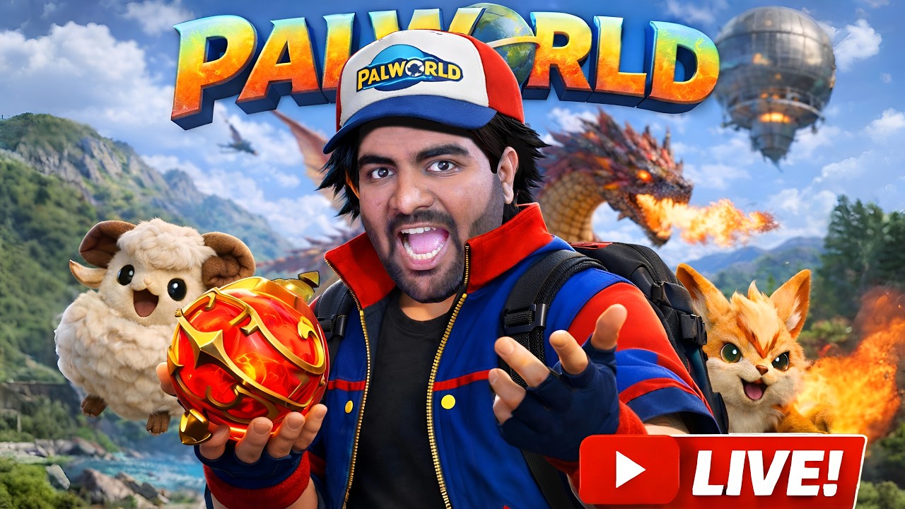 🔴Your Friendly Pal Trainer is Here || Aaj apun bade bade Pal pakdega || Palworld India Live
