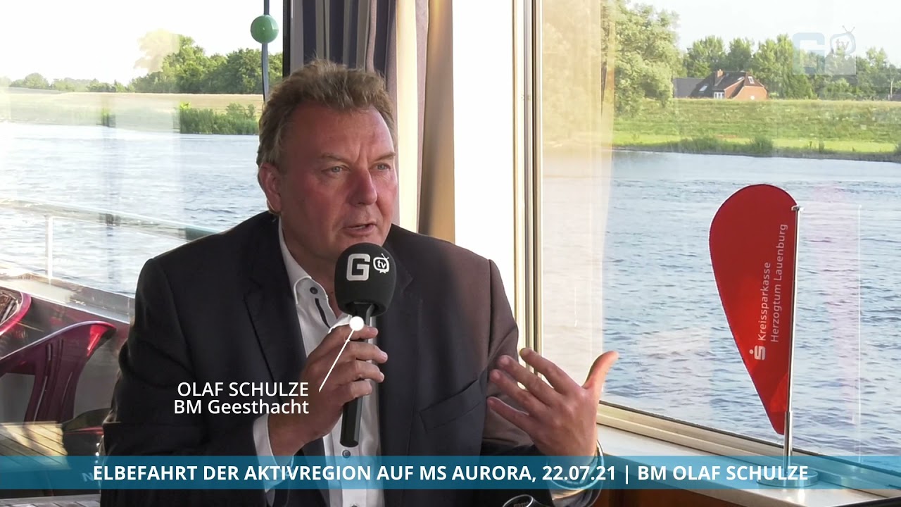 Elbefahrt AktivRegion BM Olaf Schulze am 22.07.21