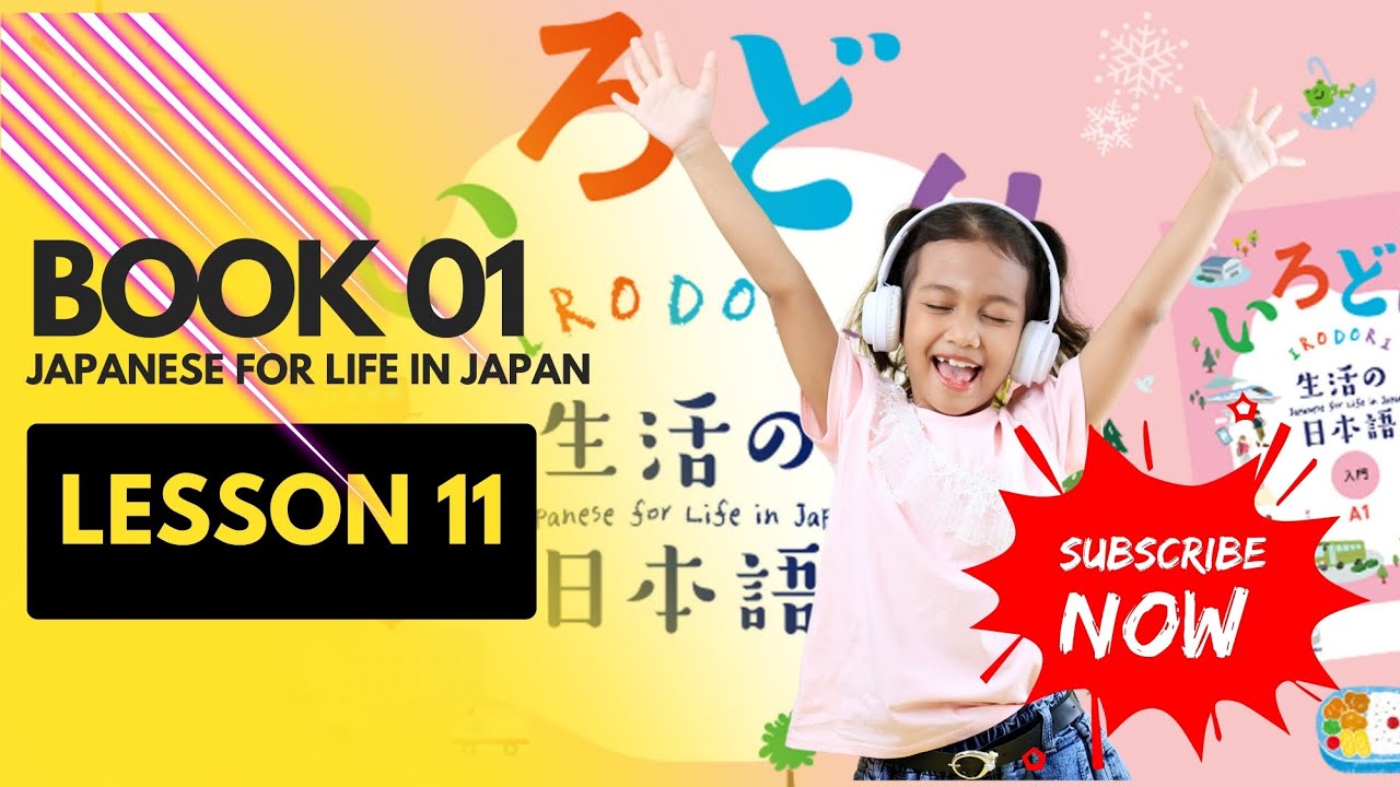 Irodori Book 01 Lesson 11 For SSW JFT Exames