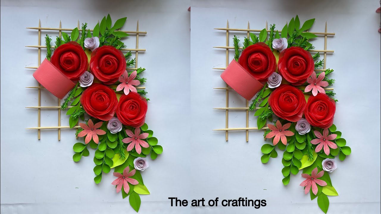 Amazing wall hanging paper crafting idea for home decor | easy crafting 
