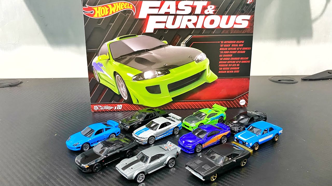 Unboxing Exclusive 10 Pack Hot Wheels Fast And Furious 2023