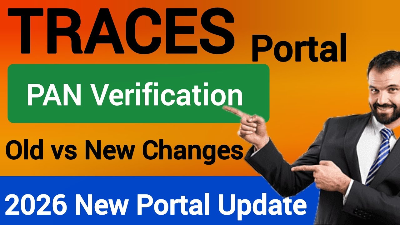 Traces portal PAN Verification | New Update | Traces new portal | Traces as per Income tax act 2025 