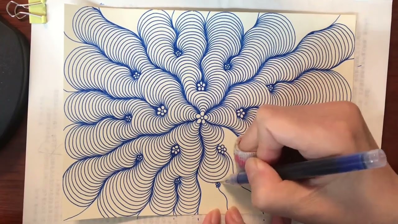 Easy DIY Doodle: Calming Raindrop Trails for Beginners (No Skills Needed)