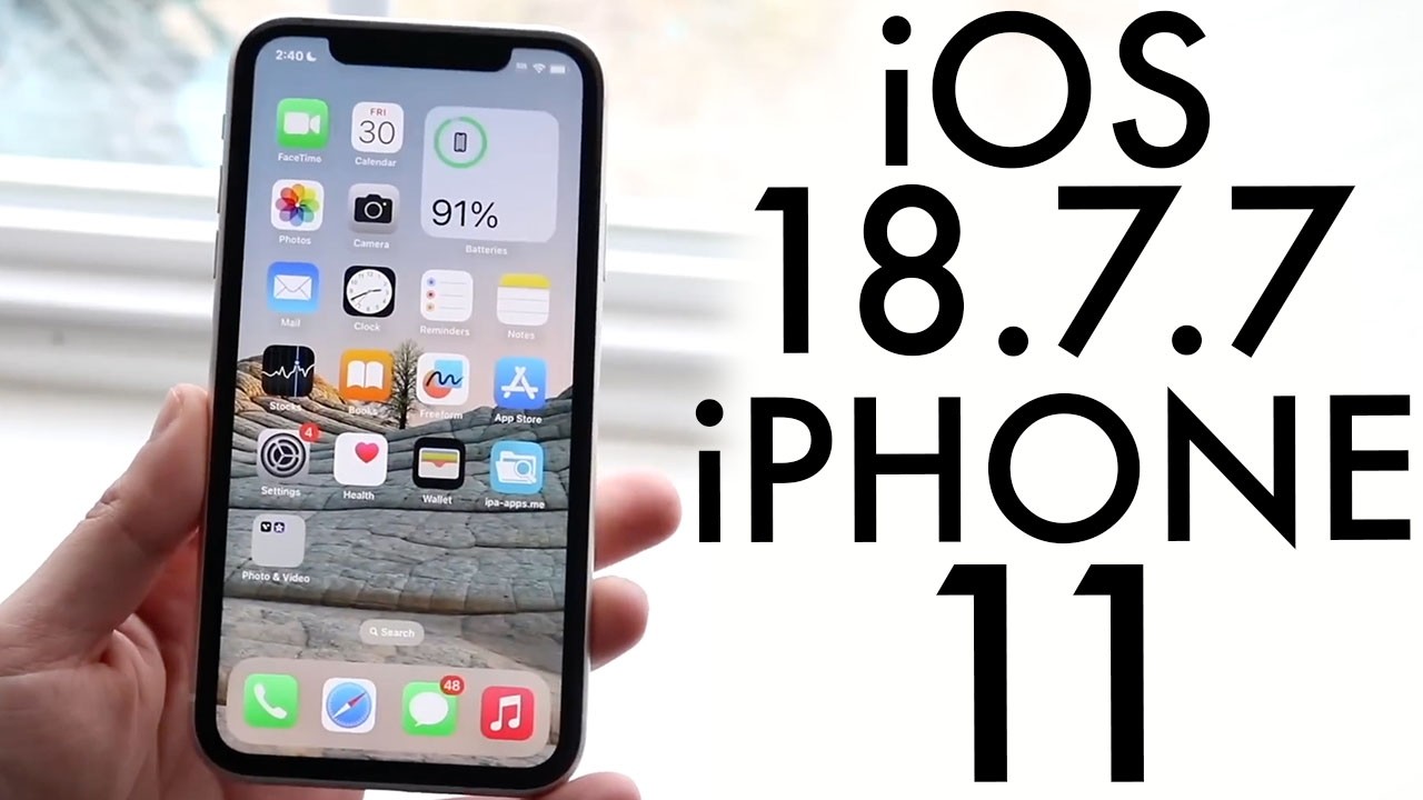 iOS 18.7.7 на iPhone 11! (Обзор)