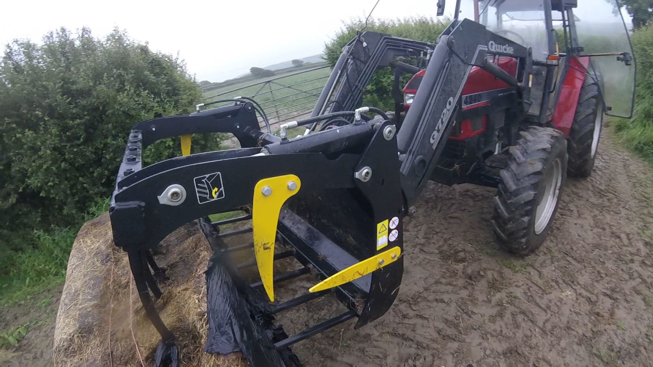 Moving rotten bales