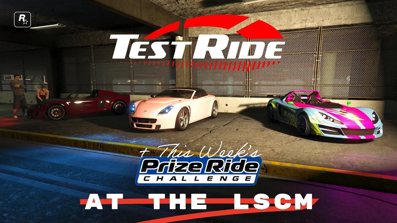 GTA: Online. This week’s Test Track Vehicles + Prize Ride at The LSCM. • Until Feb. 18th. • 🚗🚘