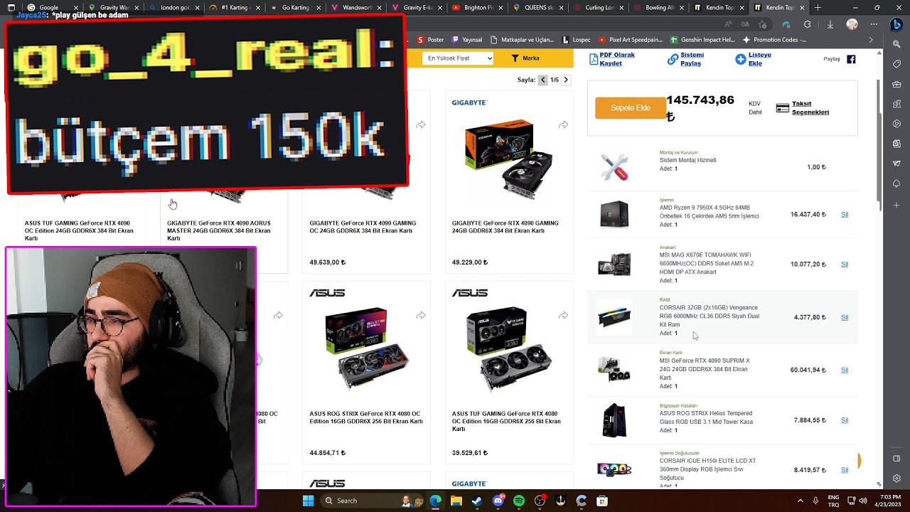 İzleyicisi için 150.000TL'lik Sistem Topluyor | Videoyun