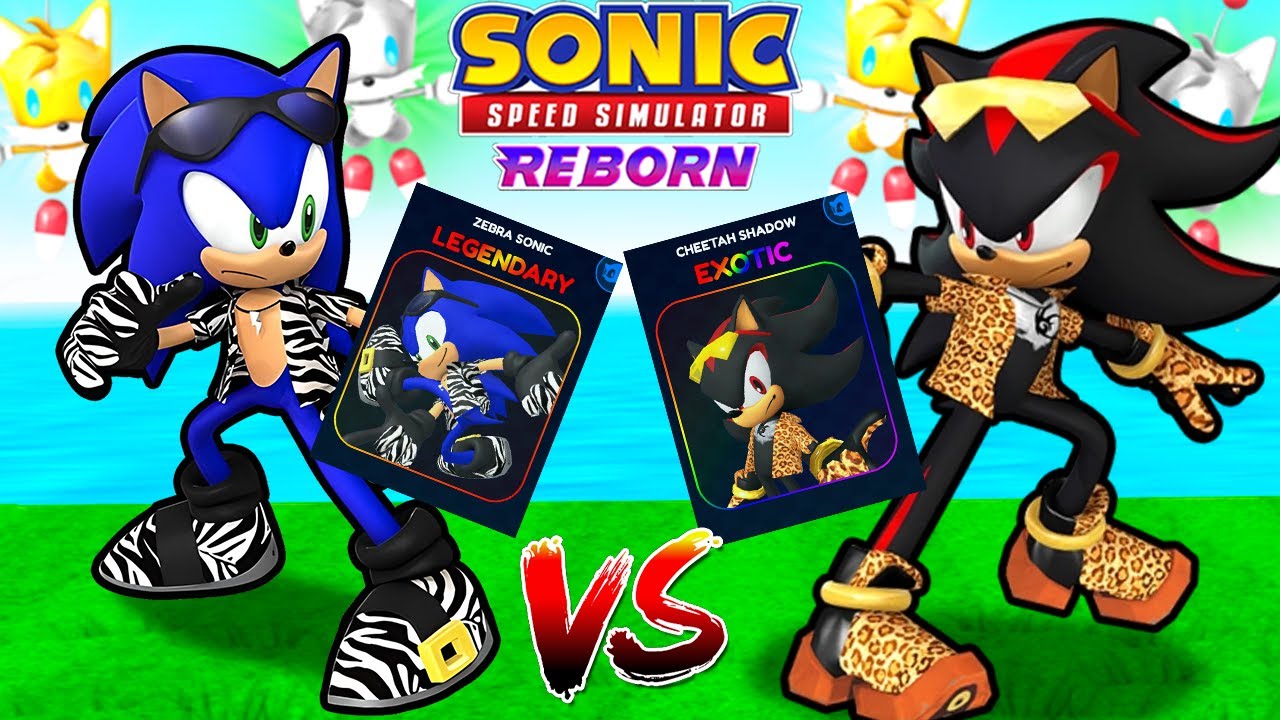 Событие «Зебра Соник против Гепарда Шэдоу» и НОВЫЕ БЫСТРЫЕ ДРУЗЬЯ! (Sonic Speed ​​Simulator)