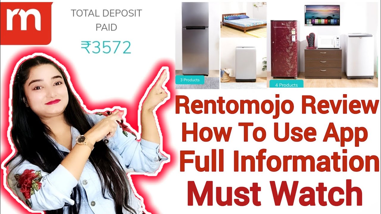Rentomojo Experience|Rentomojo Furniture Appliance Electronics Review|Rentomojo App Full Information