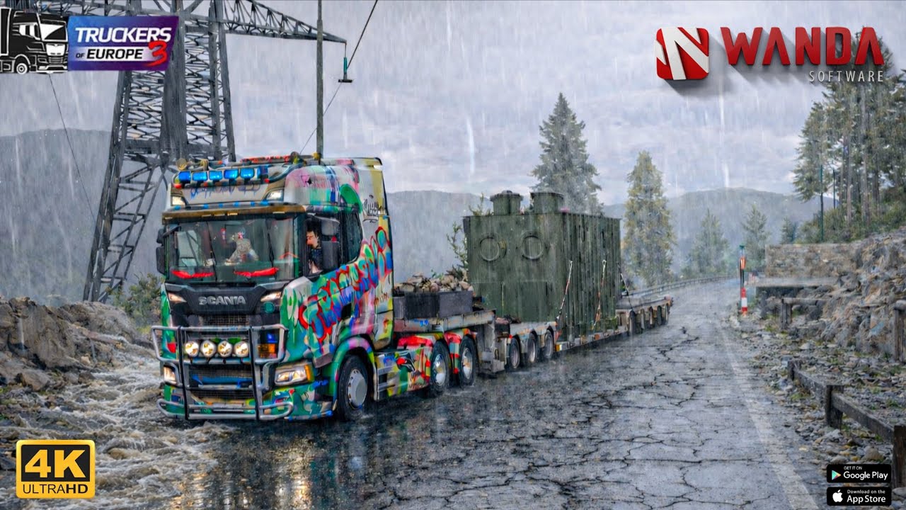 best realistic truck game for mobile | ultra graphics gameplay | truckers of Europe 3 
