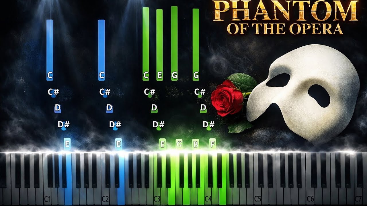 The Phantom of the Opera Piano Tutorial