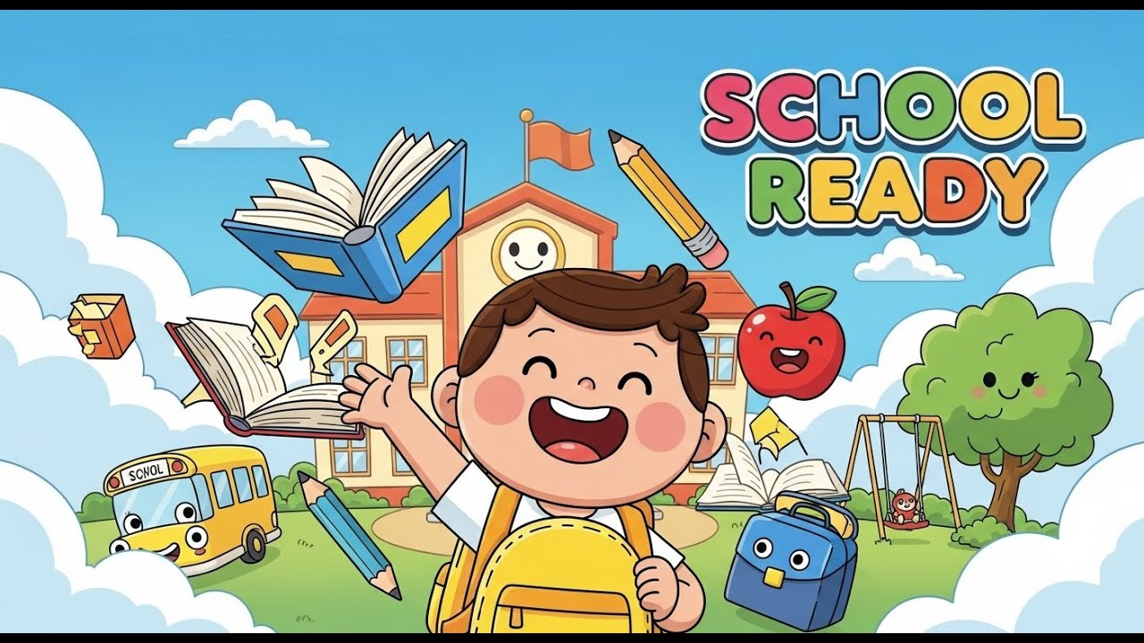 School Ready Backpack Song 🎒 | Back to School Song for Kids