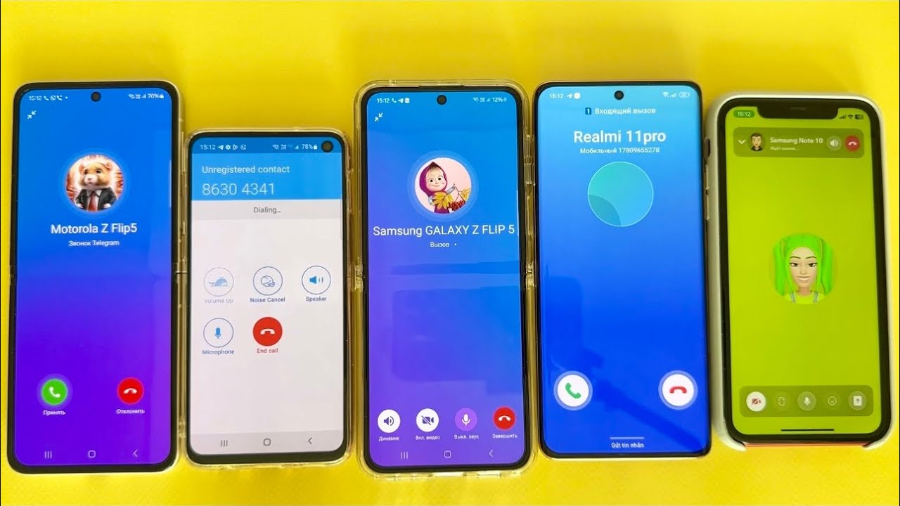 17 Minutes Compilation on Mobile Calls/Samsung Z Flip3/Realme 11 Pro/Samsung Z Flip5/S10e/IPhone 11