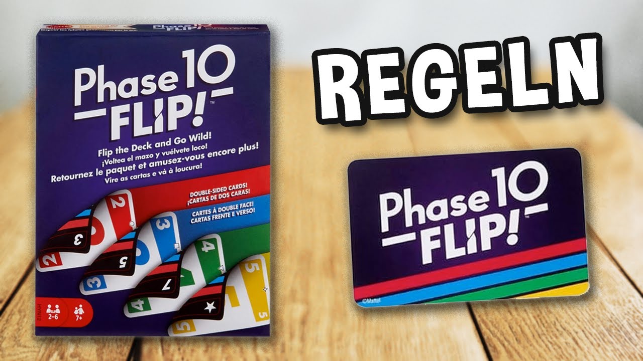 PHASE 10 FLIP - Spielregeln TV (Spielanleitung Deutsch) - MATTEL GAMES
