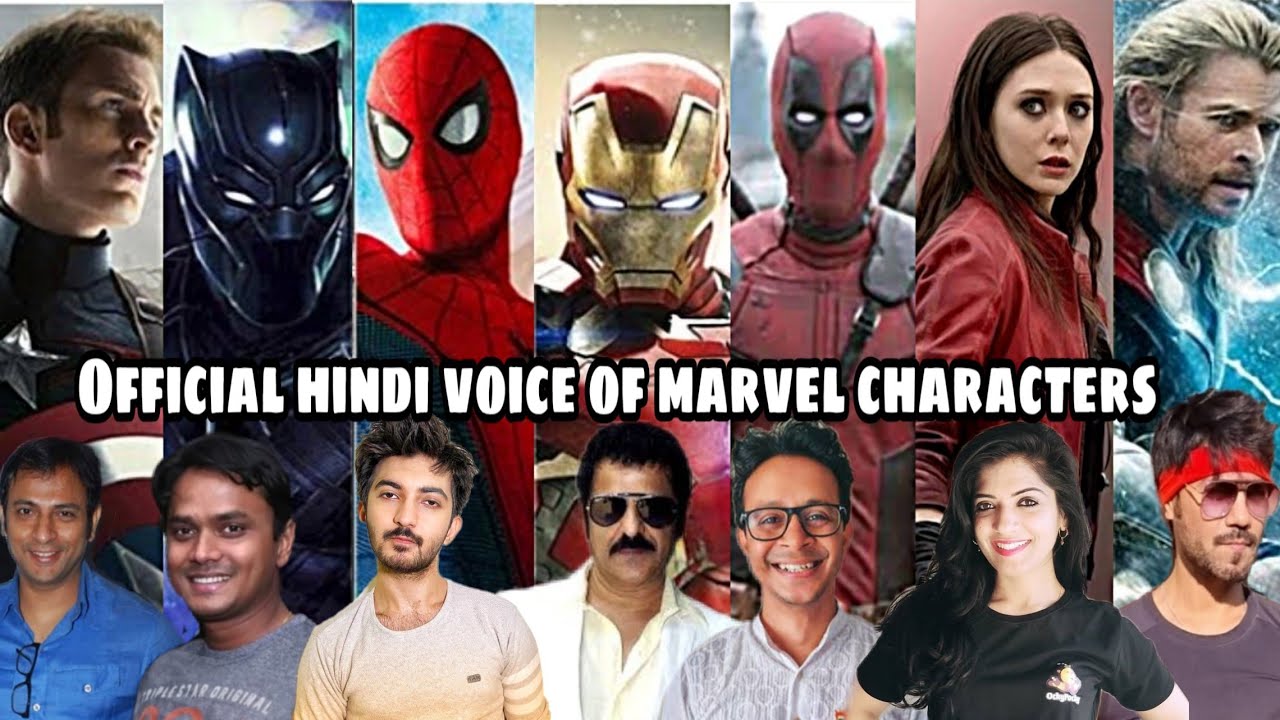 Official Hindi voices of Marvel characters | Marvel |