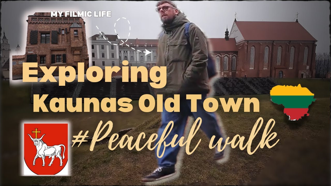Kaunas Old Town peaceful walk #Vlog