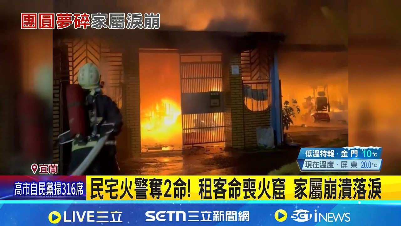 年關前悲劇! 透天惡火奪2命 2租客