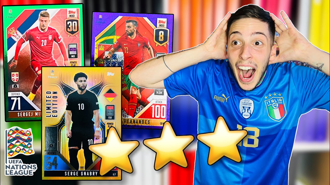 PARALLELE MATCH ATTAX 101⭐️ *Uefa Nations league Unboxing* - Calciatori Panini 2022/23