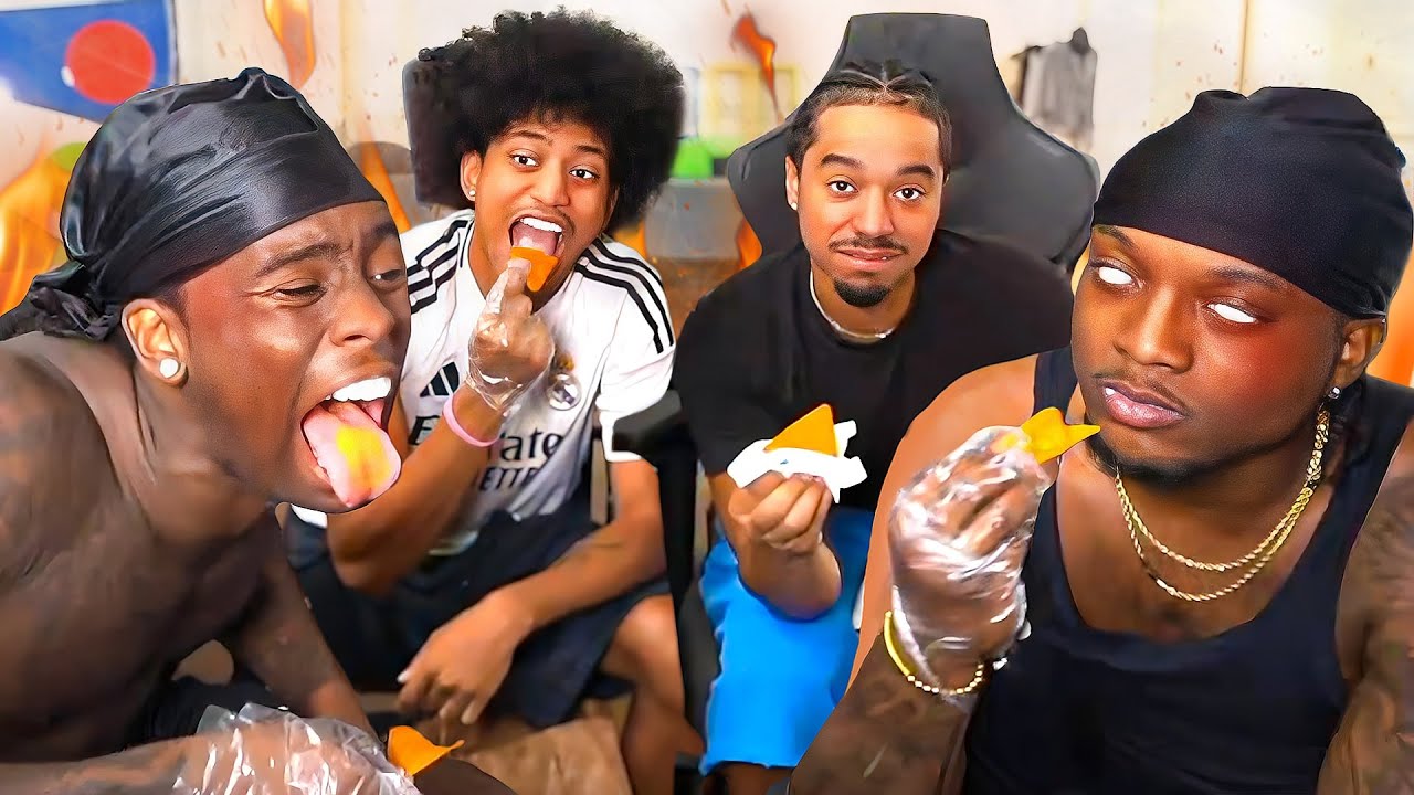 Kai Made Us Do The Hot Chip Challenge..