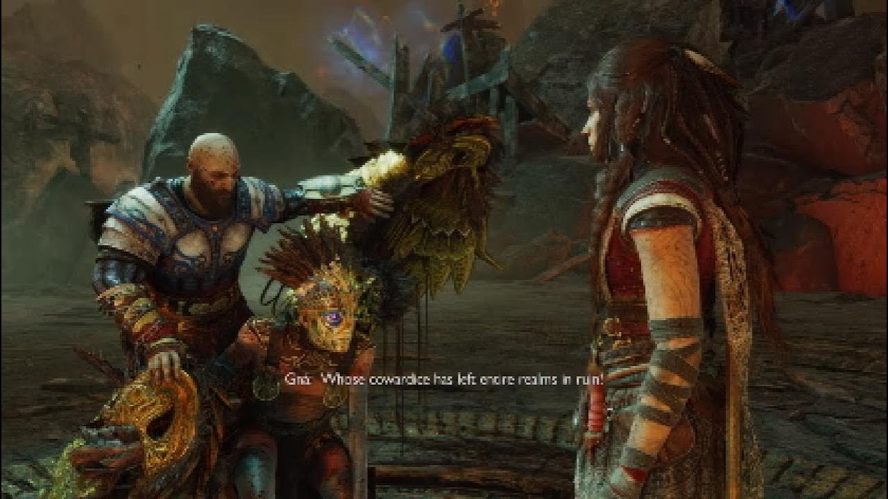 God of War Ragnarok Gna boss Fight + Ending In 4k