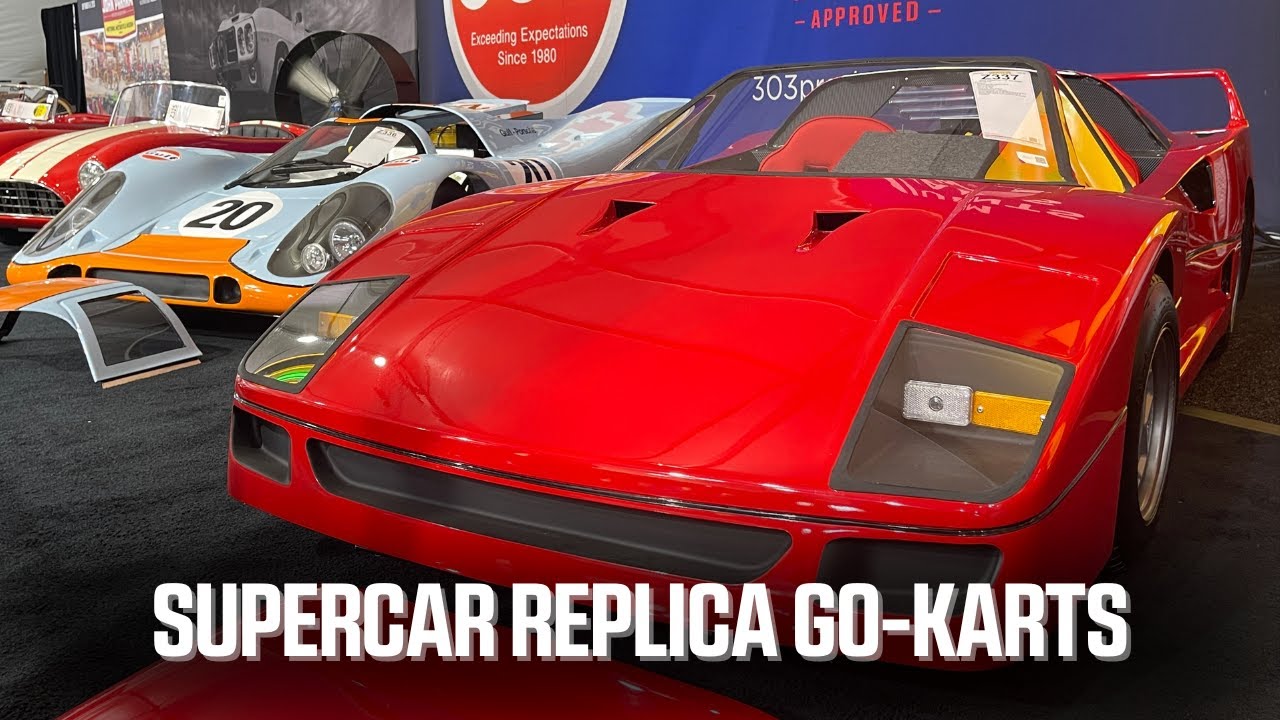 Supercar Replica Go-Karts // Mecum Monterey 2023